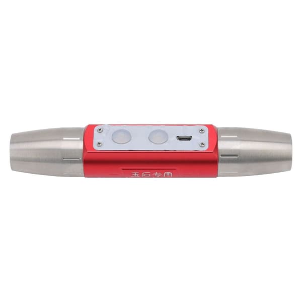 Edelstenlys, 4 moduser, USB-lading, holdbar metall, 2600mAh KLB