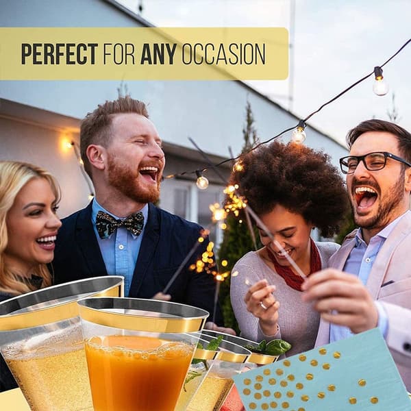 100-pack cocktail-servetter - 3-lagers lyxpapper - semesterblå