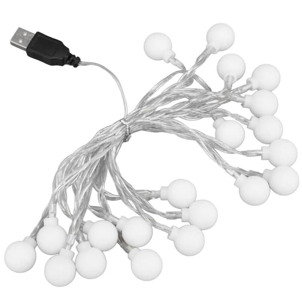 3m 20 LED-lyskæde, LED-globe udendørs indendørs lyskæde KLB