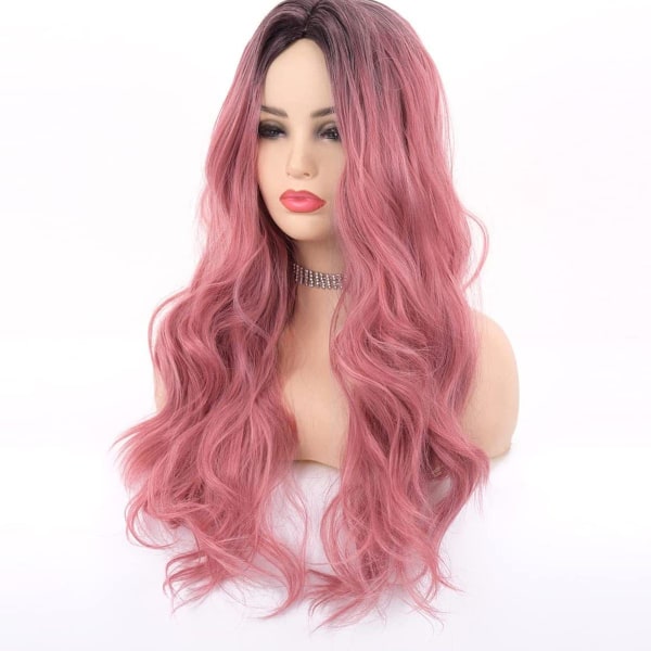 Brun damperuk med rosa gradient
