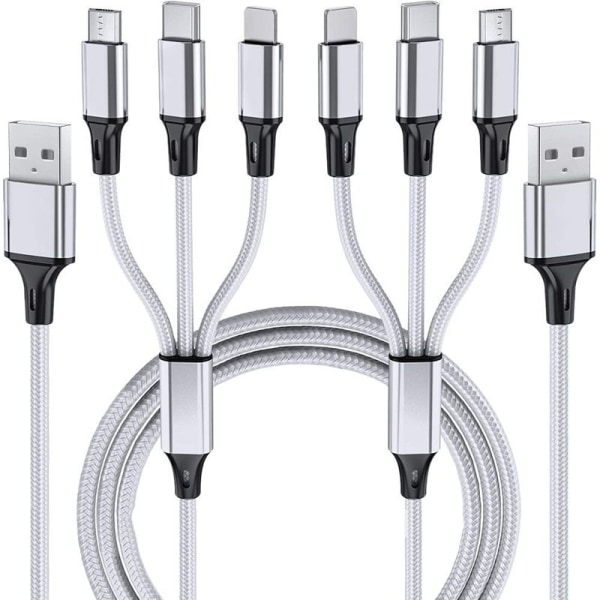 USB-kabel universal ladekabel hurtigladekabel 3 i 1 multiladekabel iP Micro