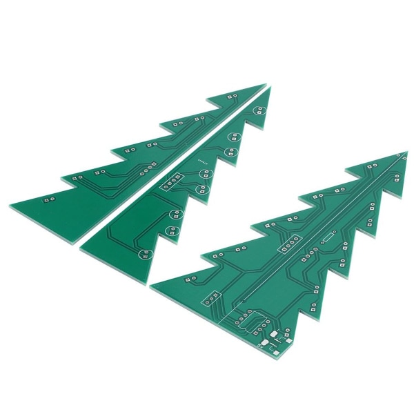 DIY Julgran LED-prydnadskit Elektroniskt tryckt KLB