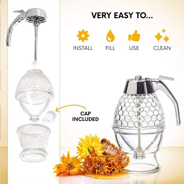 200 ml Akryl Honning Sirup Dispenser