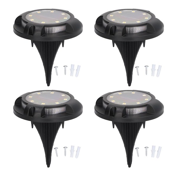 sett med solgulvlamper, 5W, sidebelysning, fargerik gradient KLB