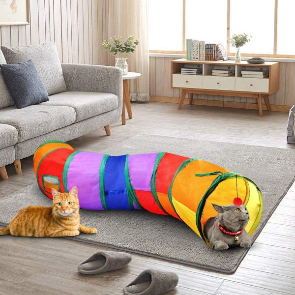 Kattunnel Katt Leksak Kattunnel Husdjur Katt Lekstil style2 KLB