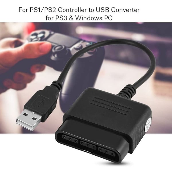 Kontrolladapter Playstation 2 till USB för Playstation 3 och