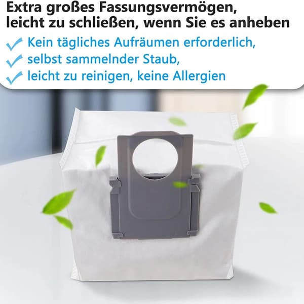 Pakke med 6 støvsamlerposer til Roborock støvsugertilbehør