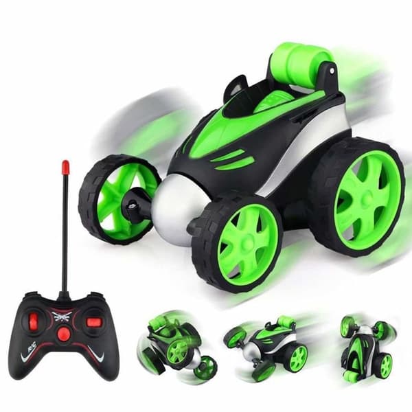 RC-bil fjernkontroll - 360° rotasjon, mini stuntbil for barn KLB