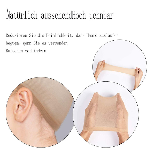 Uraqt Wig Cap, Wig Caps, Nylon Hair Net, Stretchy, Wig Cap, Black Mesh and