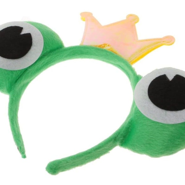Animal Cosplay Frøøjne Pandebånd - Frøprins, 11 cm, Frøprins KLB