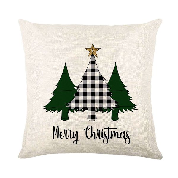 Juleputetrekk 45x45 cm: Festlig dekorasjon for stuen KLB