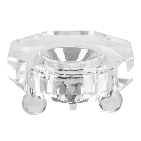 LED K9 Glass Multicolor 3D Crystal Display Light Base Stand KLB