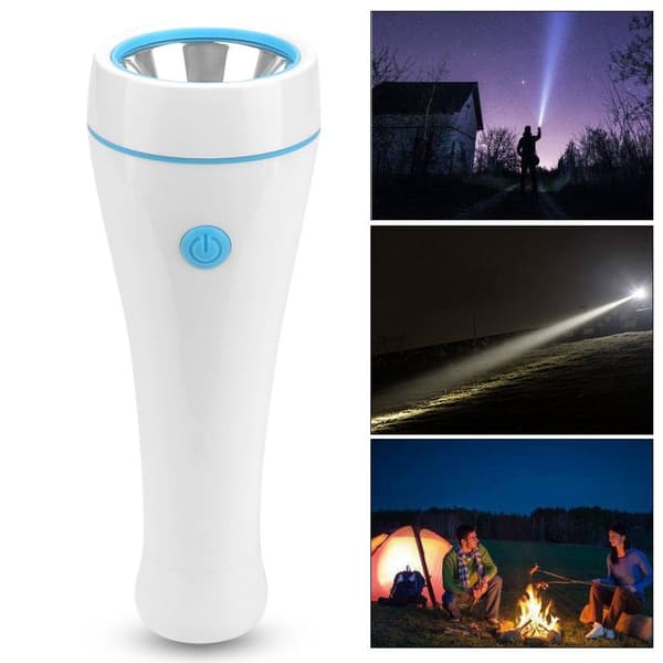 Ulkoilun LED-taskulamppu, USB-ladattava taskulamppu, vedenpitävä, toimiva KLB