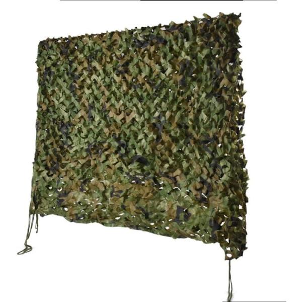 Utomhusskog kamouflagenät jakt skog kamouflage militär landskap kamouflagenät dekoration solskydd, 2X3M-Woodland KLB