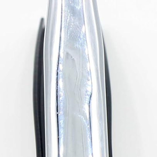Metallinen hopeinen kädessä pidettävä 1/4\" 6mm pyöreä raskas yksireikäinen