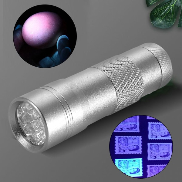 3W 12LED UV-taskulamppu Jade-taskulamppu korujen arviointiin KLB