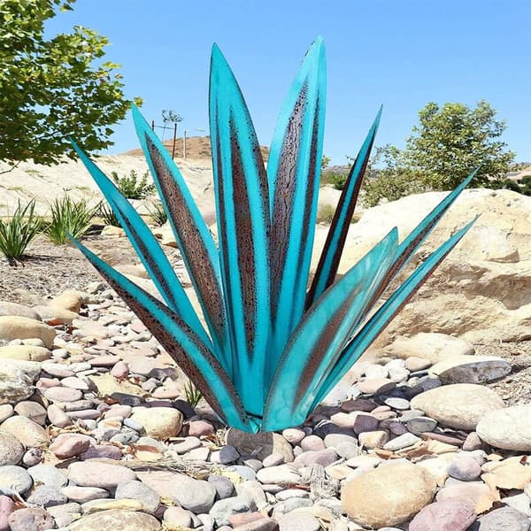 Rustikk tequila-skulptur, rustikk agave-dekorasjon fra