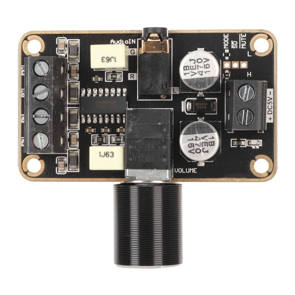 Lydforsterkerkort 2x5W dual-channel stereoeffekt KLB