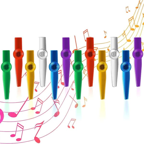 12-pack metallinstrument metallmembran musikinstrument gitarrkompanjon för KLB