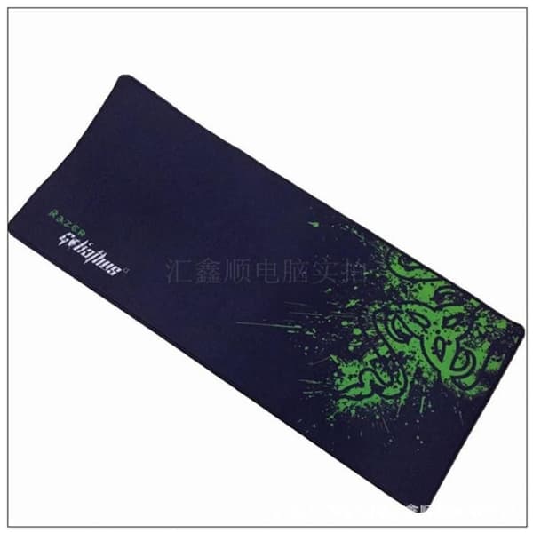 Musematte spillmusematte 700mm x 300mm x 3mm sklisikker gummibase svart