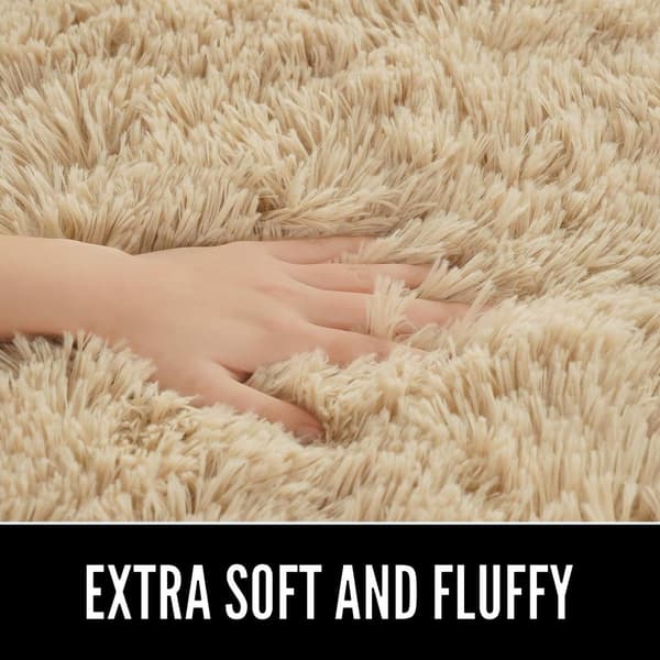Fluffy soveroms teppe, moderne tepper, shaggy