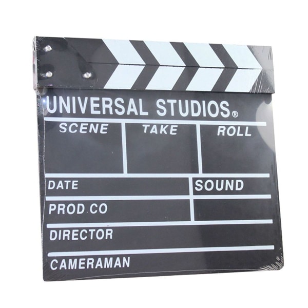 Wood Director Scene Clapperboard TV Film Action Board Film KLB