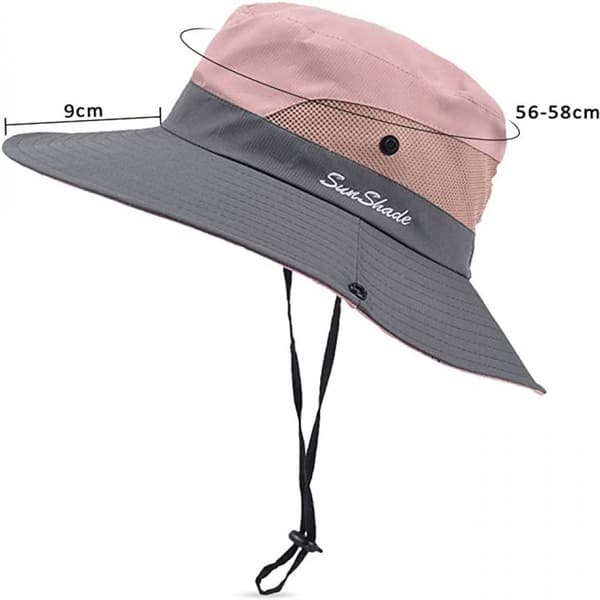 Solhat UPF 50+ sammenklappelig fiskehat havehat unisex solhat KLB