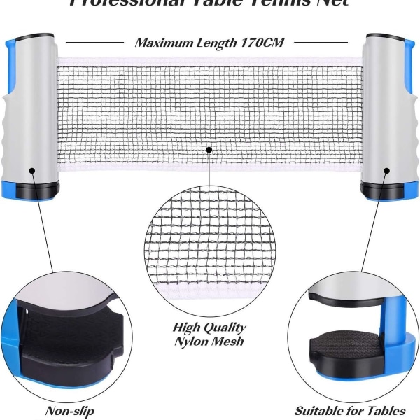 Pingisnätet, infällbart bordtennisnät, pingisnätet