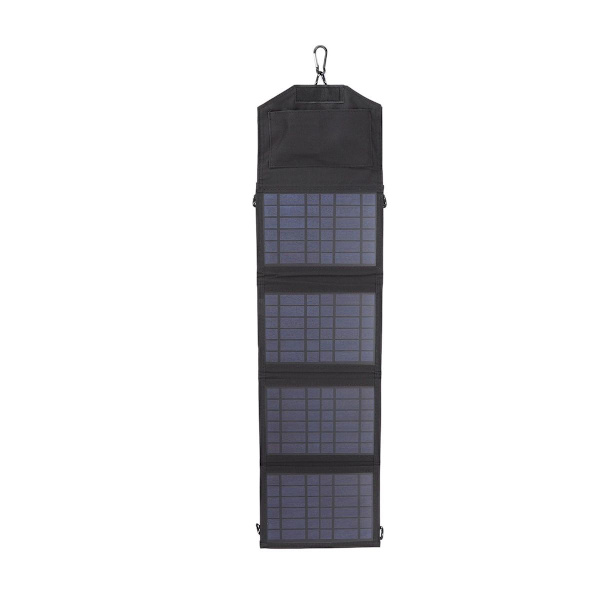 Bærbar solcellepanel lader, sammenleggbar, effektiv PET polymer KLB