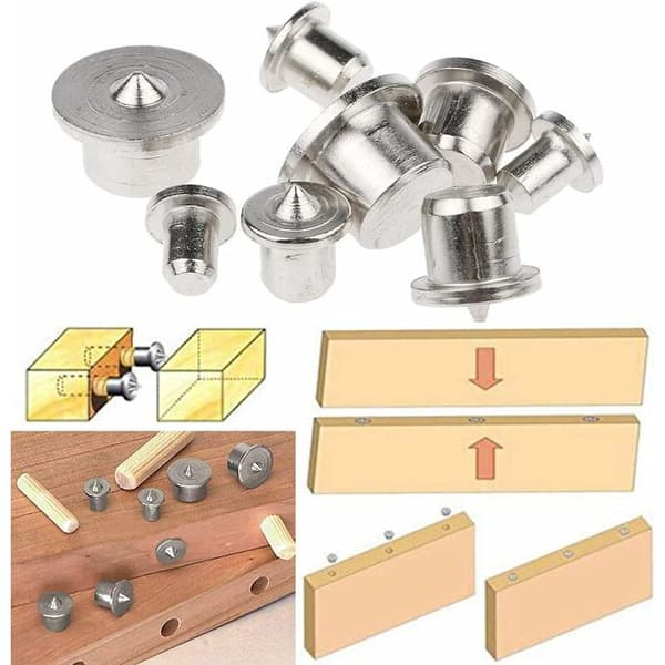 Centreringspunkt, 12 stk. Centreringstappe Dyvler og Tapper til Dyvling 6-12 mm KLB