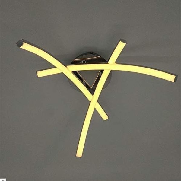 LED-taklampe, moderne design buet taklysekronelampe med 3