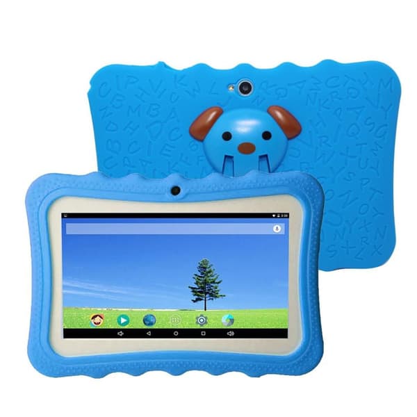 7\" Børnetablet PC 8GB Quad Core Wi-Fi Tablet PC Pad med Stødsikkert KLB