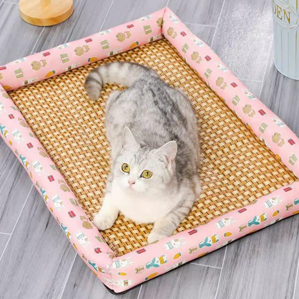 Snygg hundsängsmatta, sommarhusdjurskylare katt XL(27x21.65x1.1) KLB