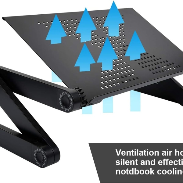 Bærbar computer stand sammenklappelig seng bord laptop stand seng hylde til sofa, bog, magasin