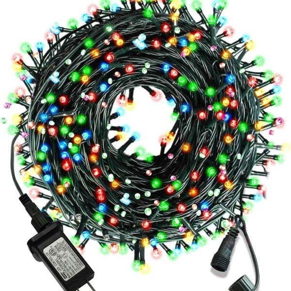 Globe Lyskjede, 55ft 112 LED Fargerike Fe Lys Vanntett UL Listet KLB