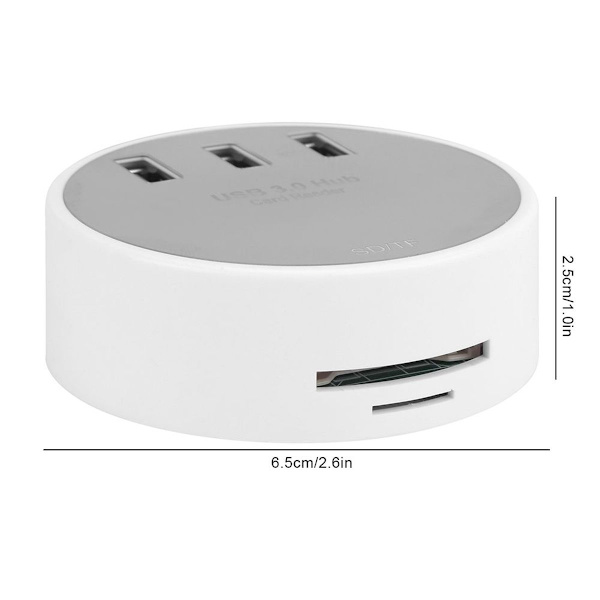 Multiport USB HUB 3 portar USB 3.0 Splitter Adapter med KLB