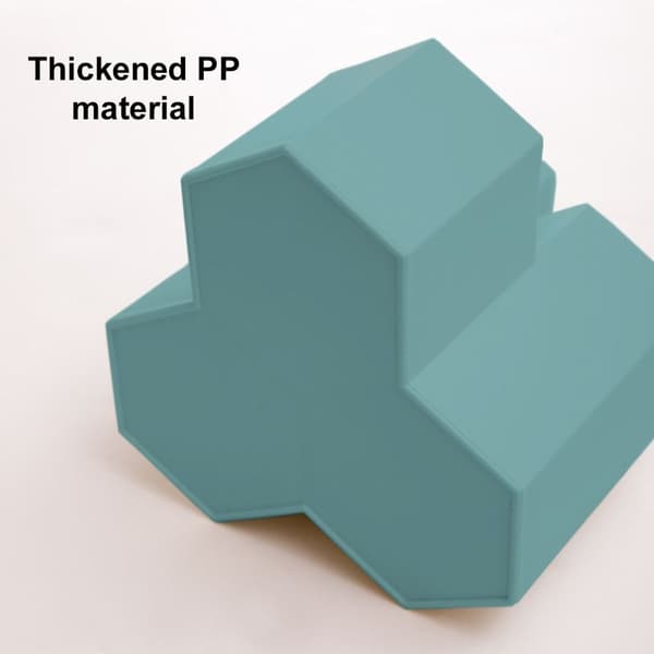 Hexagonal Diamant Penneholder Skrivebordsartikler til Studerende Blå KLB