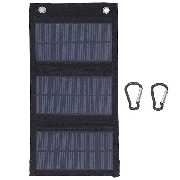 Sammenklappeligt solcellepanel med USB-interface, 5V udgang KLB
