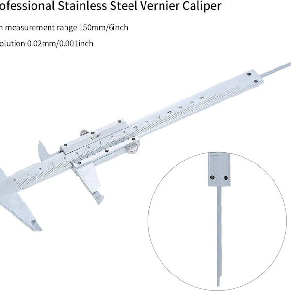 Digital Caliper Professionel Caliper Måleværktøj Intern