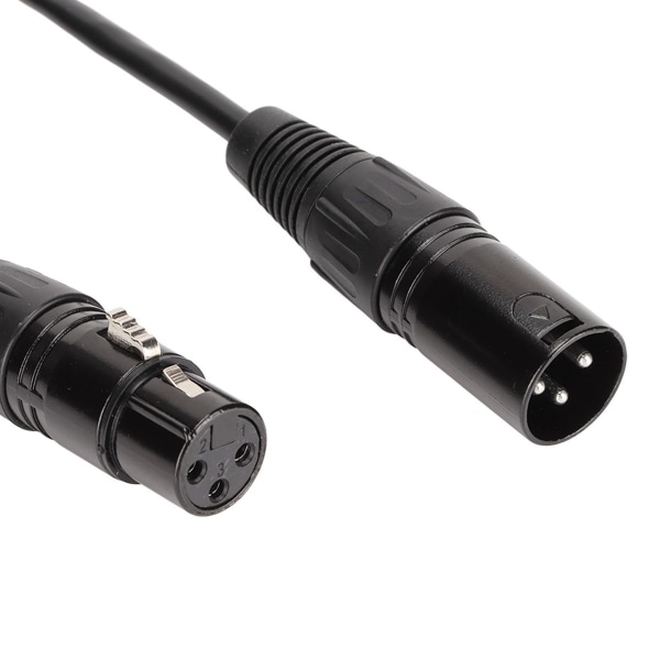 2 kpl XLR3 - RJ45 -kaapelia, 3-napainen pistoke ja liitäntä XLR-naaras KLB