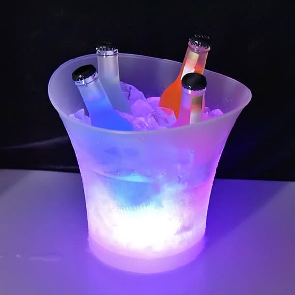 LED isbeholder, isbøtte LED isbitbeholder 5l stor kapasitet KLB