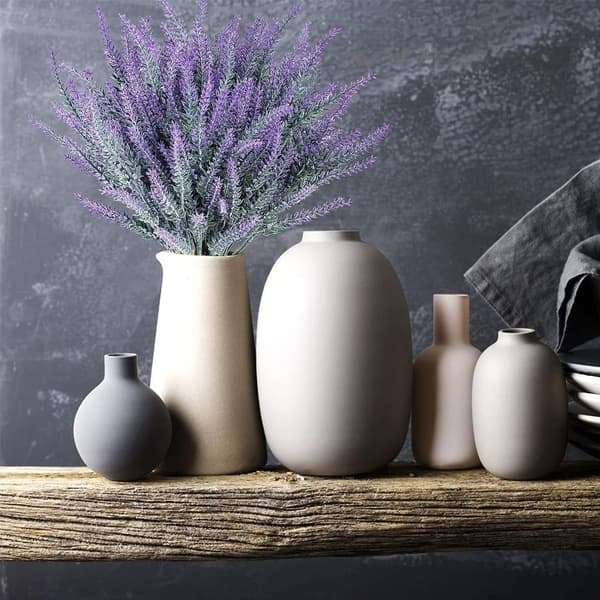 Kunstige lavendelblomster for hjem og bryllupsdekorasjon KLB