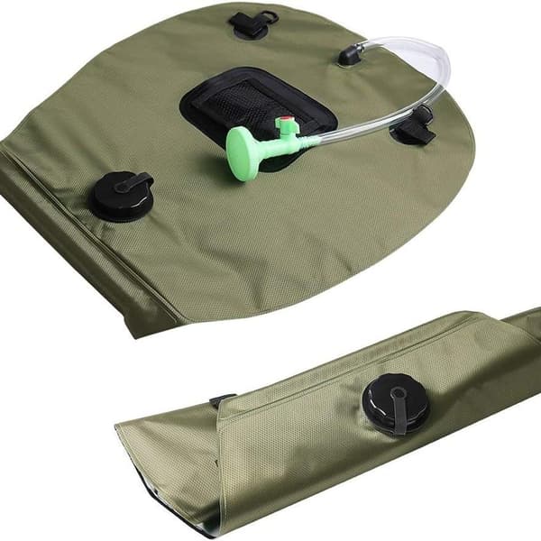 Solardusjpose 20L Solvarme Campingdusjpose med Avtakbar KLB