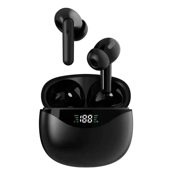 Bluetooth 5.1 hörlurar, LED display, trådlösa in-ear hörlurar