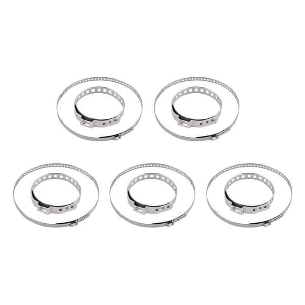 10PCS Universal CV Joint Clamp Justerbar Rustfritt Stål Slangeklemme KLB