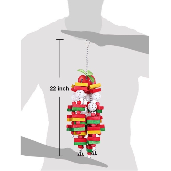 SunGrow fågeltuggleksak från The Perfect Parrot Toys hjälper till med KLB