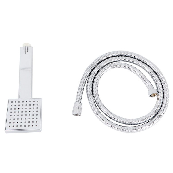 G1/2 tommers krom hånddusj spray slange kit KLB