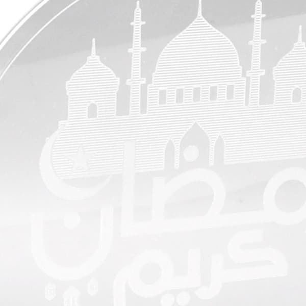 Eid Mubarak LED nattlys 3D fargerik fjernkontroll KLB