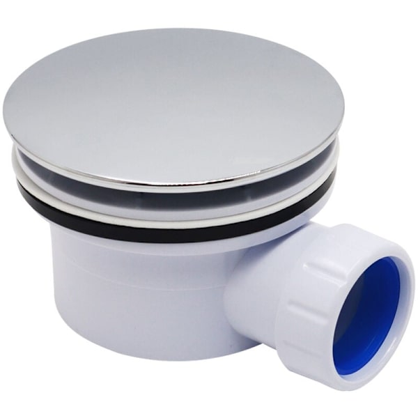 2PCS 71108102 ABS Dome Extra-Flat Duschavlopp, Vit KLB