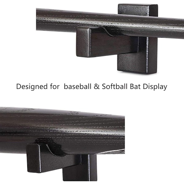 Basebollträ-displayfodral, robust basebollträställ